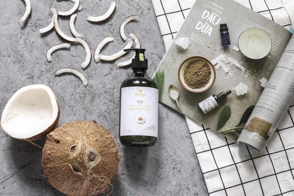 oil discharge, coconut, coconut oil, shampoo, bottle, nature, book, flatlay, coconut milk, copra, cosmetics, hair care, cement, fabric caro, coconut oil, shampoo, shampoo, shampoo, hair care, hair care, hair care, hair care, hair care